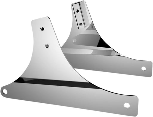 Drag Specialties Chrome Sissy Bar Side Brackets - Part #15040053 - Hogparts UK