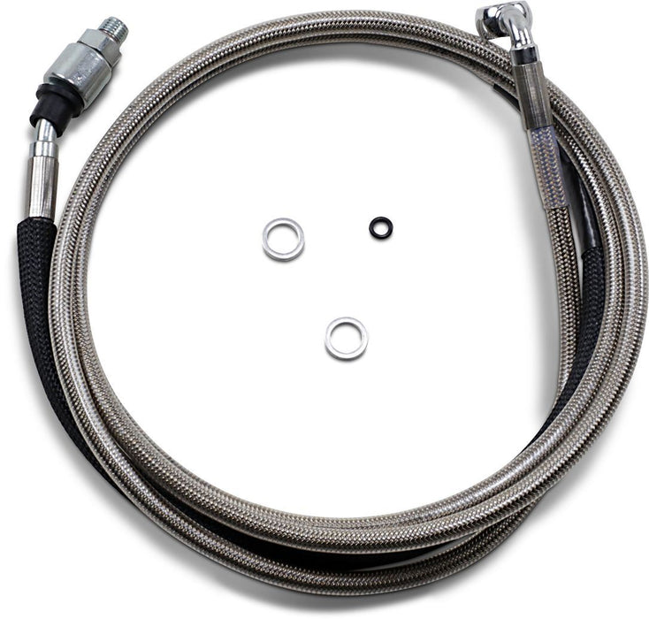 Drag Specialties Clutch Line Stainless Steel + 10" Hydraulic - Part #06610017 - Hogparts UK
