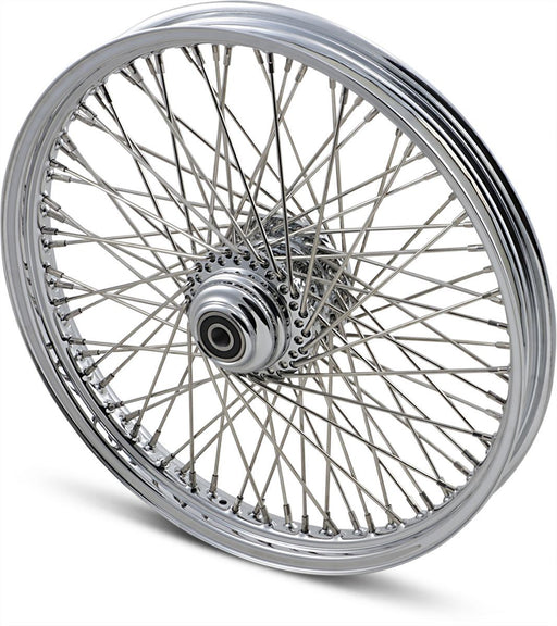 Drag Specialties Front Wheel 21X2.15 Single-Disc 80-Spoke Chrome - Part #02030042 - Hogparts UK