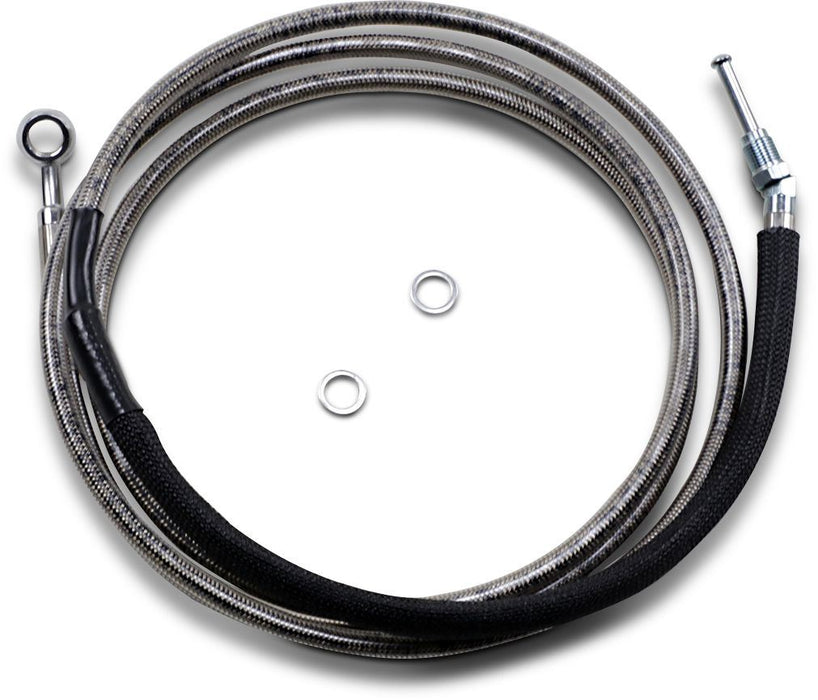 Drag Specialties Clutch Line Stainless Steel + 12" Hydraulic - Part #06610047 - Hogparts UK