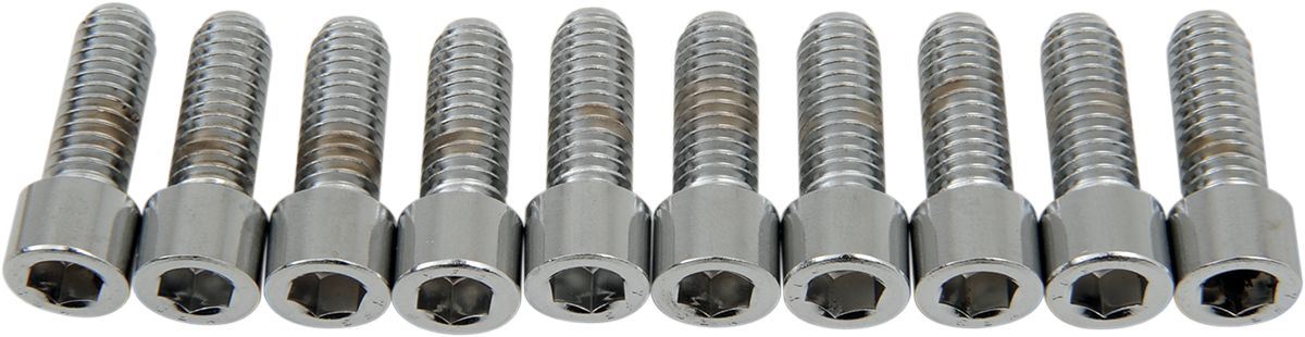 Drag Specialties Socket-Head Bolt 5/16-18X0.875 Smooth Chrome - Part #DS190545S - Hogparts UK