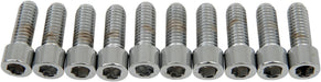Drag Specialties Socket-Head Bolt 5/16-18X0.875 Smooth Chrome - Part #DS190545S - Hogparts UK