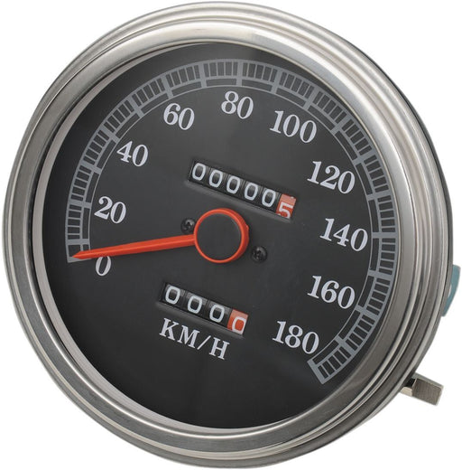 Drag Specialties 5" Dash Mount Speedometer - Part #22100345 - Hogparts UK