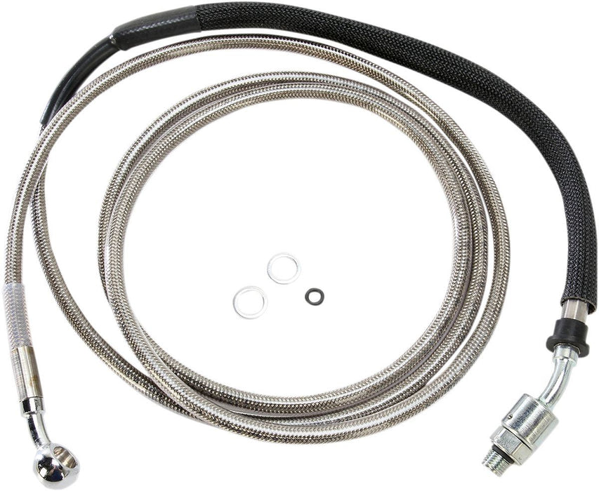Drag Specialties Clutch Line Stainless Steel + 10" Hydraulic - Part #06610007 - Hogparts UK