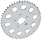 Drag Specialties Rear Chain Sprocket 530 Flat 49T Steel/Chrome - Part #12100365 - Hogparts UK