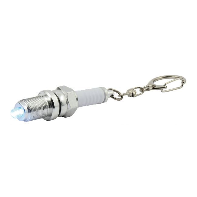 LED KEYCHAIN, SPARK PLUG FLASHLIGHT - <br><br>Part #514016 - hogparts-uk.myshopify.com