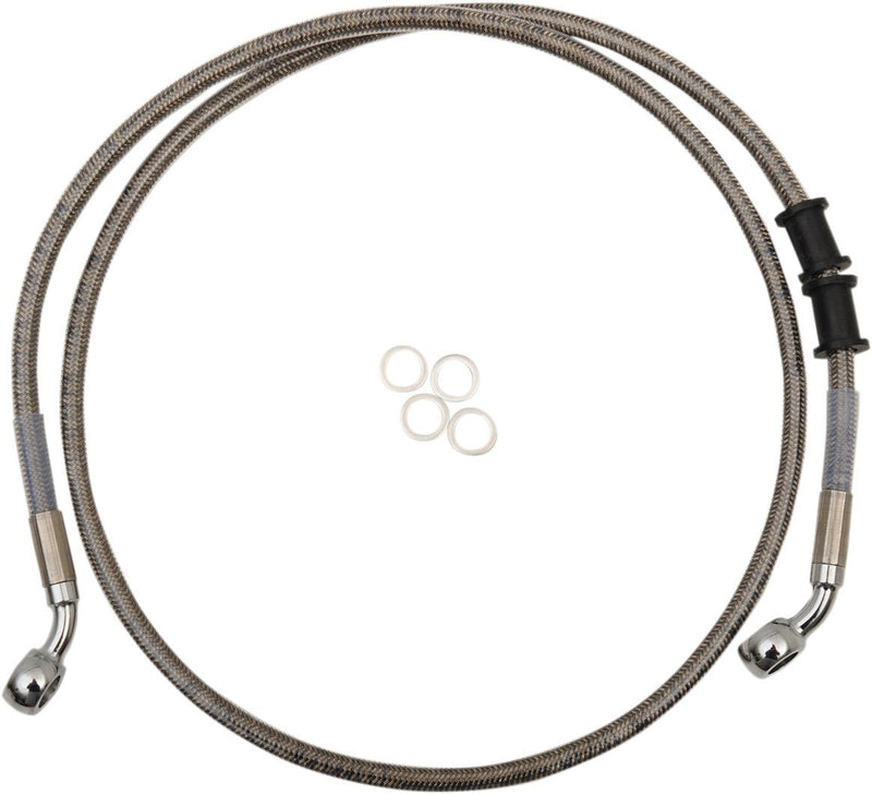 Drag Specialties Frt Brake Line Xl Ss +8 - Part #17415378 - Hogparts UK