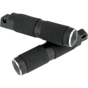 Accutronix  Foot Pegs Rubber Folding Night Series Black - Part #118297 - Hogparts UK