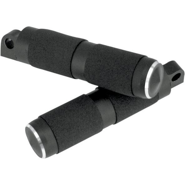 Accutronix  Foot Pegs Rubber Folding Night Series Black - Part #118297 - Hogparts UK