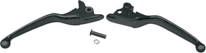 Drag Specialties Lever Set Wide Blade Black - Part #06100188 - Hogparts UK