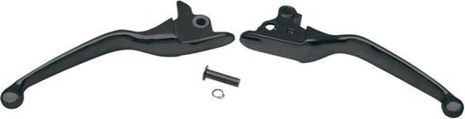 Drag Specialties Lever Set Wide Blade Black - Part #06100188 - Hogparts UK