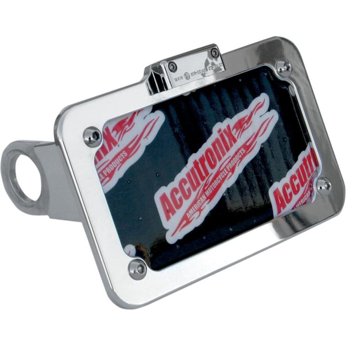 Accutronix  License Plate Side Mount Chrome Hd Sportster - Part #125299 - Hogparts UK