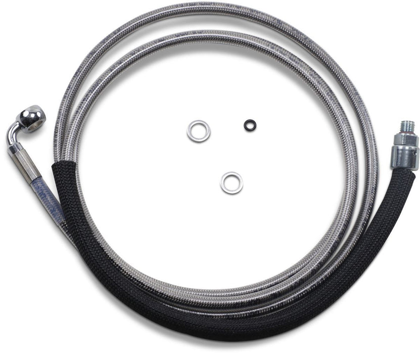 Drag Specialties Clutch Line Stainless Steel + 8" Hydraulic - Part #06610015 - Hogparts UK