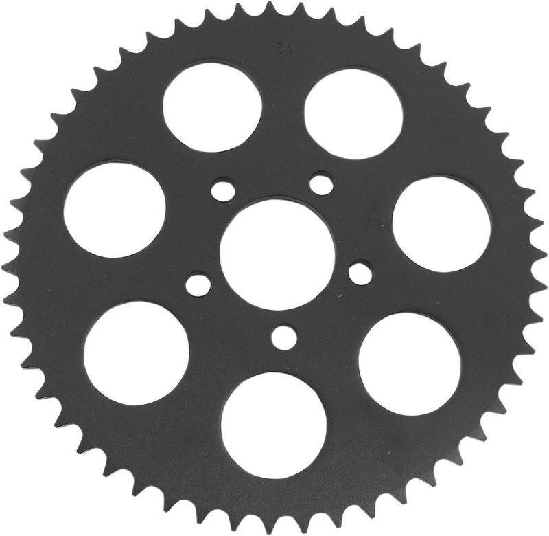 Drag Specialties Sprocket Rear Wheel 51T Flat Gloss Black - Part #12101846 - Hogparts UK