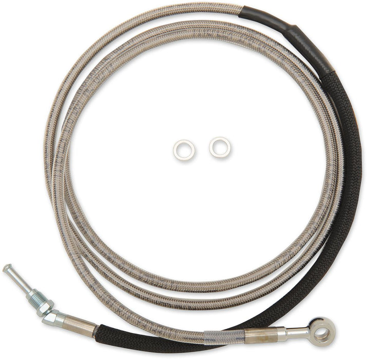 Drag Specialties Clutch Line Stainless Steel + 8" Hydraulic - Part #06610057 - Hogparts UK