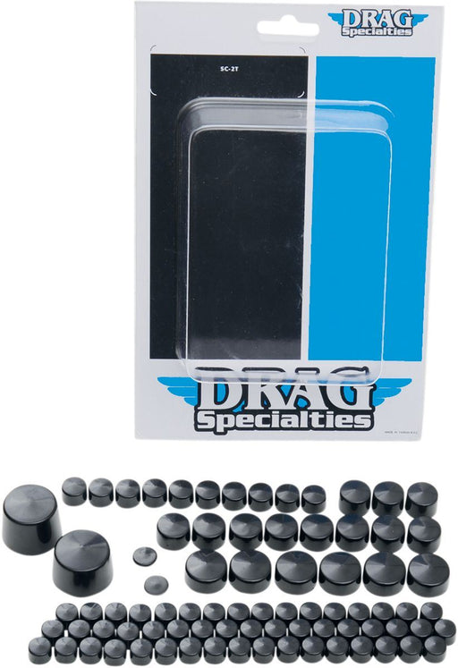 Drag Specialties Bolt Cover Kit Standard Black - Part #24010709 - Hogparts UK