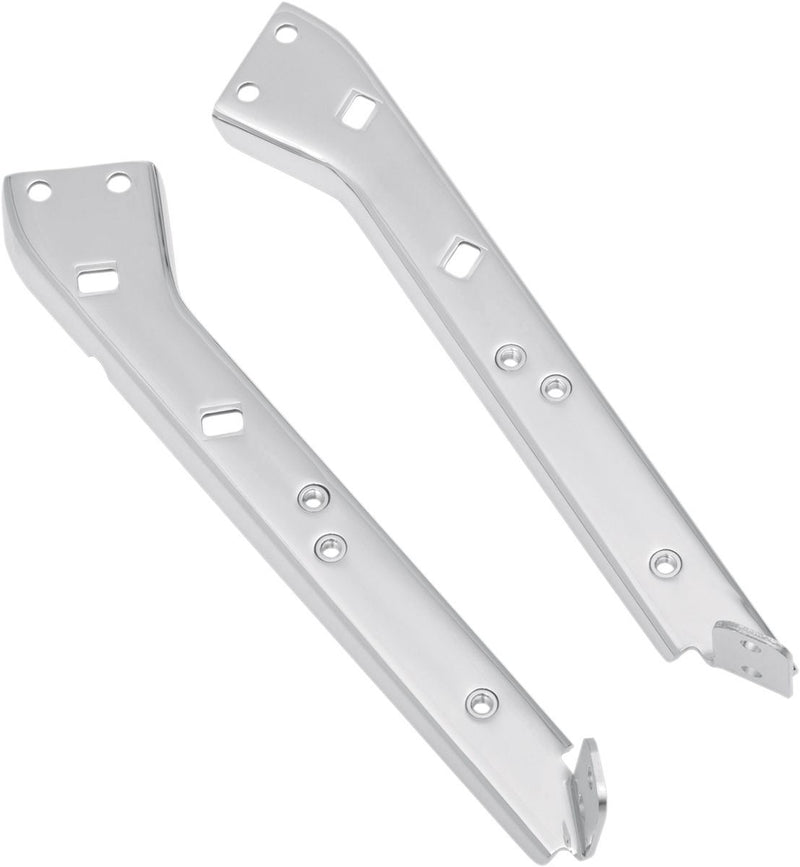 Drag Specialties Saddlebag Rail Support Bracket Left Chrome - Part #14130011 - Hogparts UK
