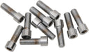 Drag Specialties Socket-Head Bolt 1/4-28X0.875 Smooth Chrome - Part #DS190561S - Hogparts UK