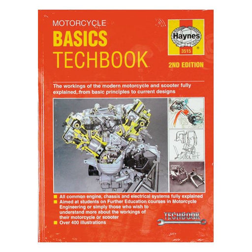 HAYNES MOTORCYCLE BASICS TECHBOOK - Univ.<br><br>Part #517742 - Hogparts UK