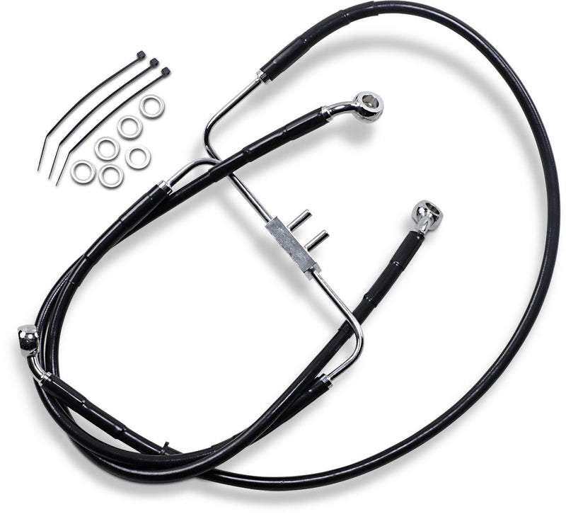 Drag Specialties Frt Brake Line Xl Bk +8 - Part #17415351 - Hogparts UK
