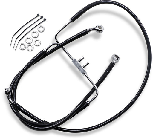Drag Specialties Frt Brake Line Xl Bk +8 - Part #17415351 - Hogparts UK