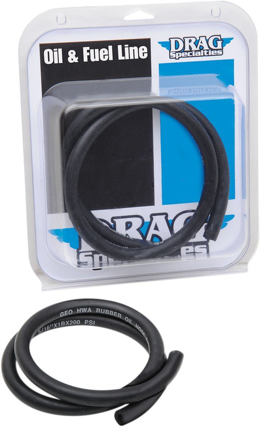 Drag Specialties Fuel Line 5/16" 3' Black - Part #07060151 - Hogparts UK