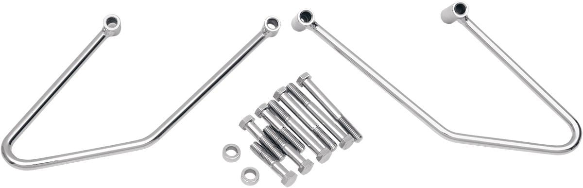Drag Specialties Saddlebag Support Bracket Chrome - Part #35010304 - Hogparts UK