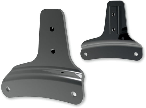 Drag Specialties Round Sissy Bar Side Plate Black - Part #15040026 - Hogparts UK