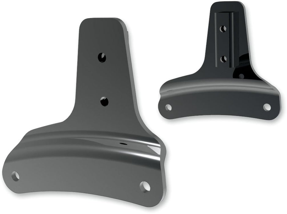 Drag Specialties Round Sissy Bar Side Plate Black - Part #15040026 - Hogparts UK
