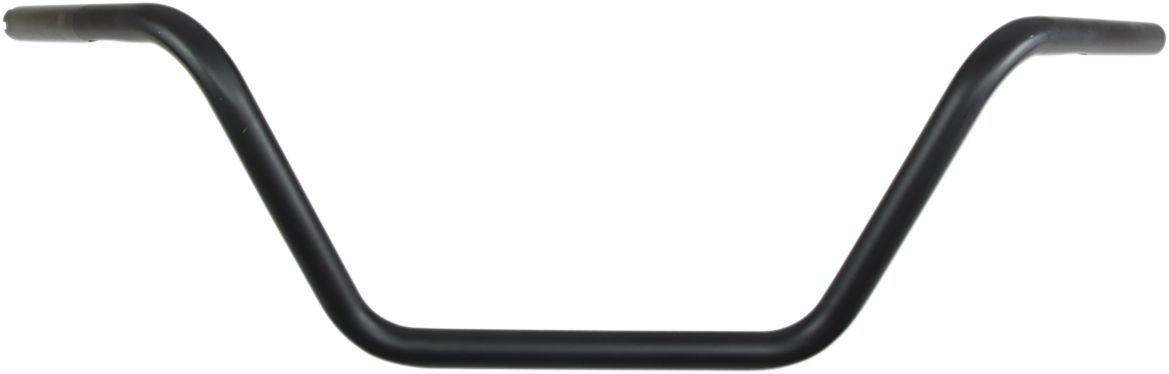 Drag Specialties Handlebar 1" Medium Buckhorn Flat Black TBW - Part #06014184 - Hogparts UK