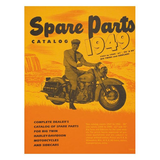 PARTS CATALOG 37-49 B.T. & SIDECARS - 37-49 61"/74" OHV; 37-48 74"/80" SV<br><br>Part #903208 - hogparts-uk.myshopify.com