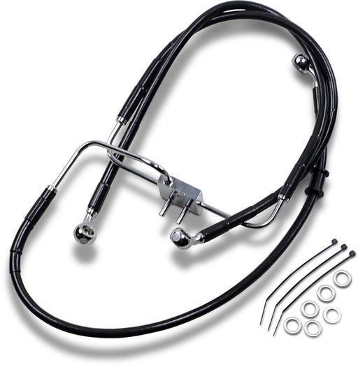 Drag Specialties Frt Brake Line Xl Bk +2 - Part #17415345 - Hogparts UK