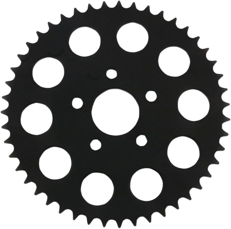 Drag Specialties Sprocket Rear Wheel 49T Flat Gloss Black - Part #12101834 - Hogparts UK