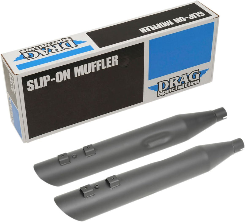 Drag Specialties Mufflers Slip-On 4" Slashdown Black - Part #18011188 - Hogparts UK
