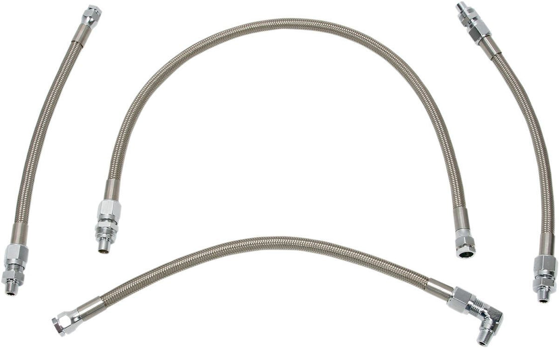 Drag Specialties Oil Line Kit Stainless Steel - Part #07110036 - Hogparts UK
