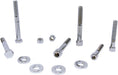 Drag Specialties Chrome Socket-Head Motor Mount Bolt Kit Knurled - Part #DS190880 - Hogparts UK