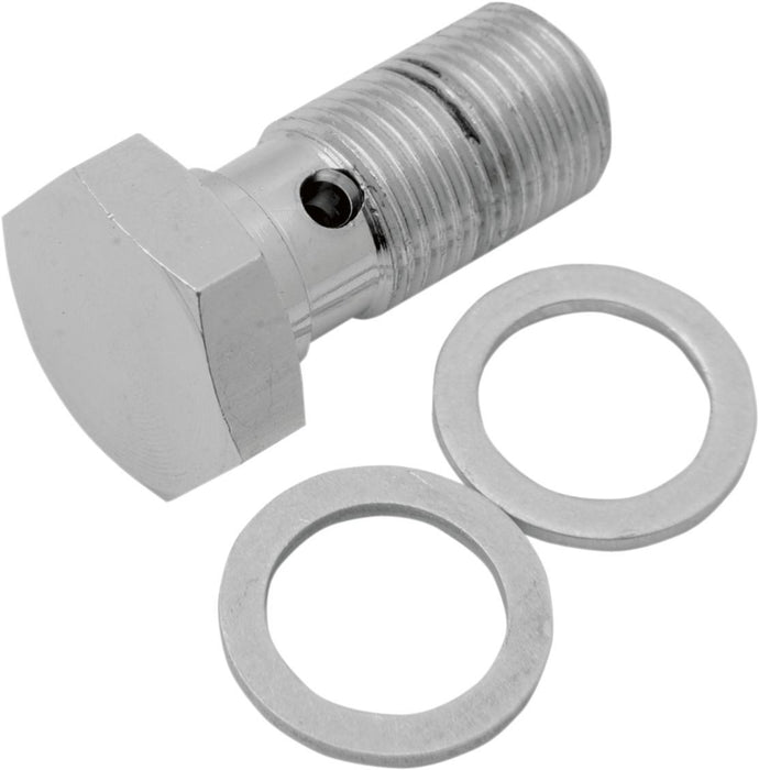 Drag Specialties Banjo Bolt 7/16"-24 Chrome - Part #DS098115 - Hogparts UK