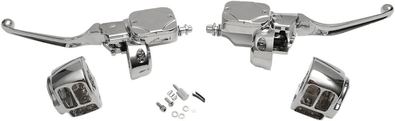 Drag Specialties Handlebar Control Kit With Hydraulic Clutch Chrome - Part #06100693 - Hogparts UK