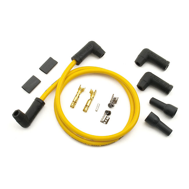 Accel, Universal 8.8mm Spark Plug Wire Set. Yellow for Pre-1999 Style Coil