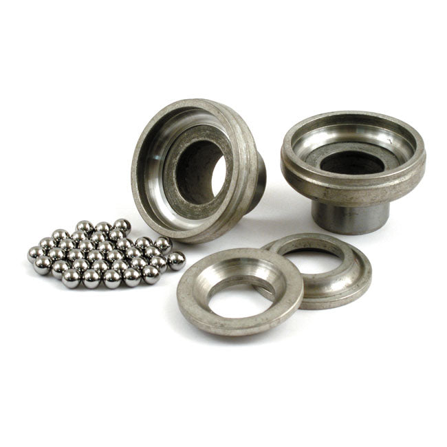 Frame Neck Ball Bearing & Race Kit for All 37-48 Big Twin