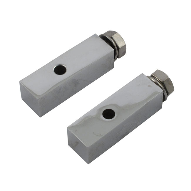 Motorcycle Storehouse 5/8 Footpeg Extension Bar, 2 Inch Long