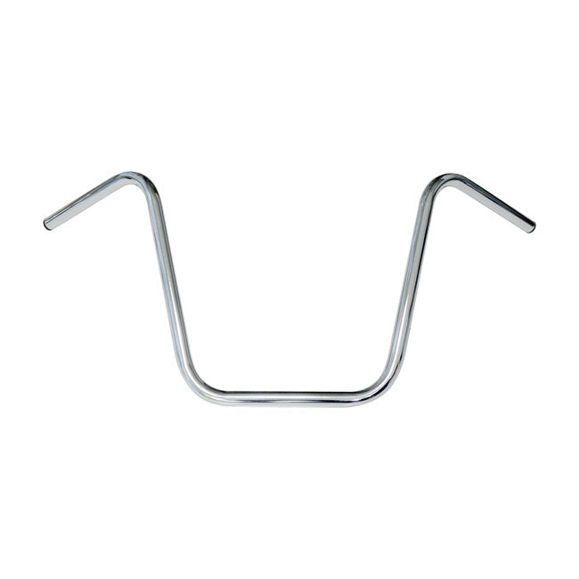 MCS Apehanger Handlebar, 16" Rise, 1" Chrome – Pre-81 H-D with 1" I.d. Risers