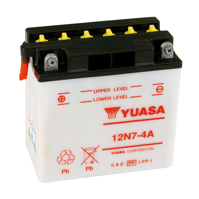 Yuasa Battery 12V, 7A for 70-78 XL; 71-78 FX (Kickstart Models)