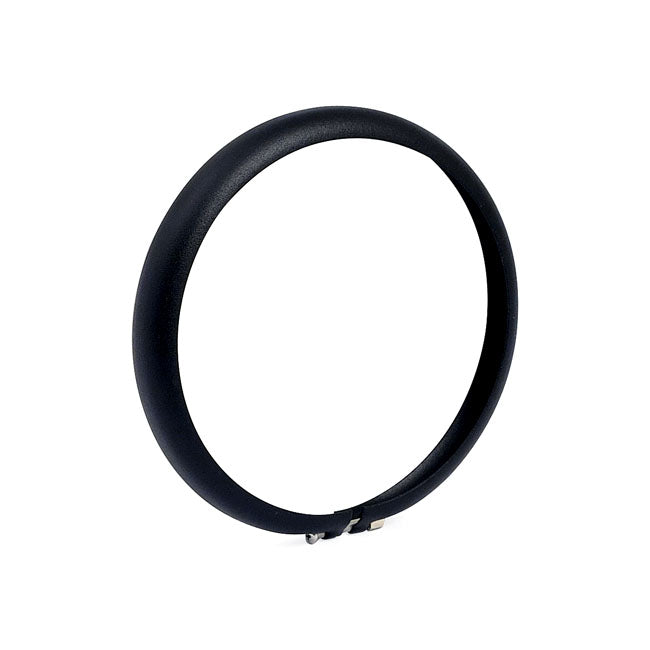 MCS Headlamp Trim Ring. 5-3/4". Black Wrinkle
