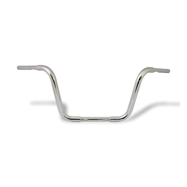 Motorcycle Storehouse 1-1/4" Buffalo Apehangers, 12" High, Chrome for 88-11 Softail Springers