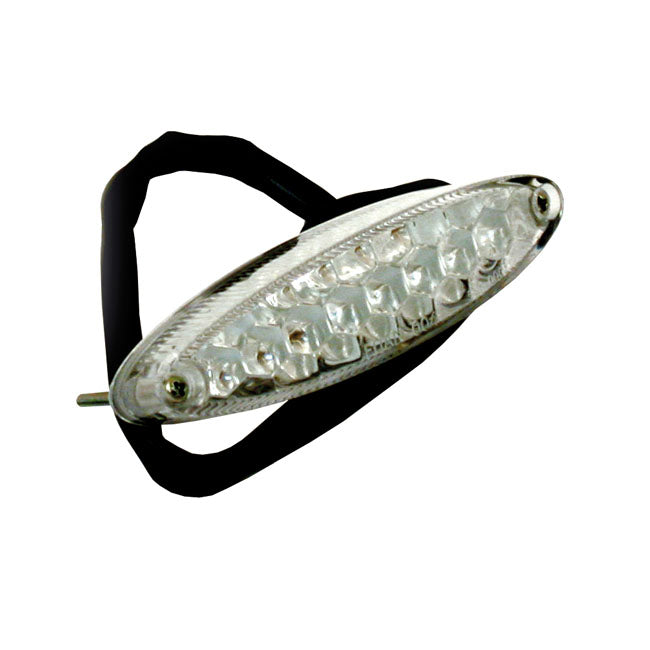 Motorcycle Storehouse L.E.D. Mini Taillight (White Lens) Ec for Universal