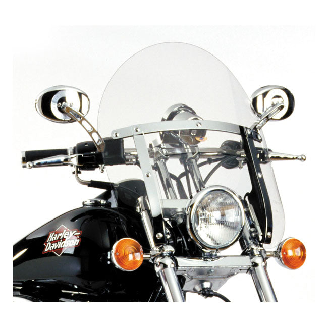 Nc Low Boy Heavy Duty Windshield Clear for Use 509570/35mm; 500294/39mm; 500236/41mm Mount Kit