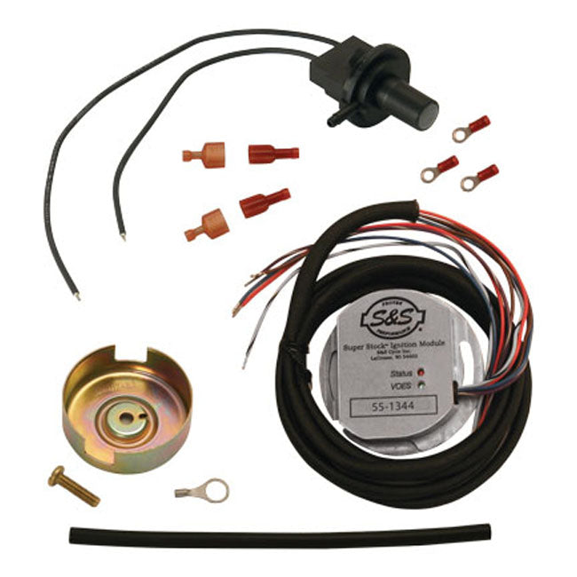 S&S, Super Stock Single Fire Ignition Kit. S&S 96" Evo for For 96" S&S Evo Engines