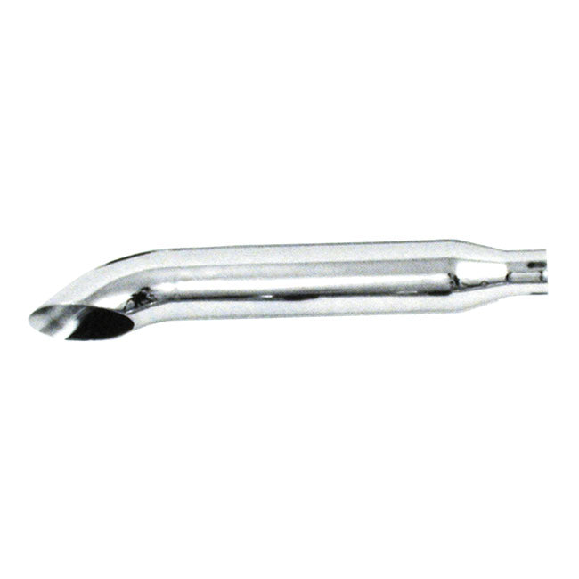 Paughco, Turn Out Muffler 22" Long. Chrome for Universal; 41-84 FL Or 80-E84 Flt Require Appropriate Mounting Clamps