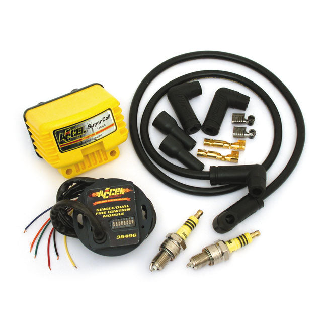 Accel, Single Fire Ignition System Kit for 75-99 Big Twin (Excl. Twin Cam)